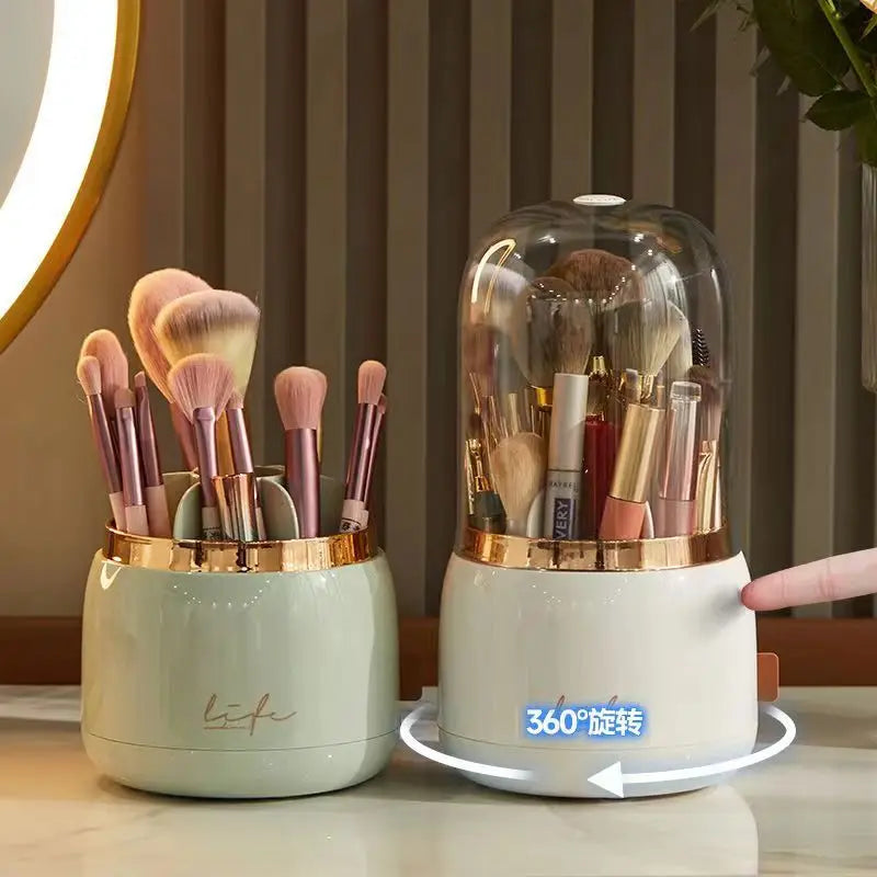 "Portable Desktop Makeup Organizer Cosmetic Storage Box "
